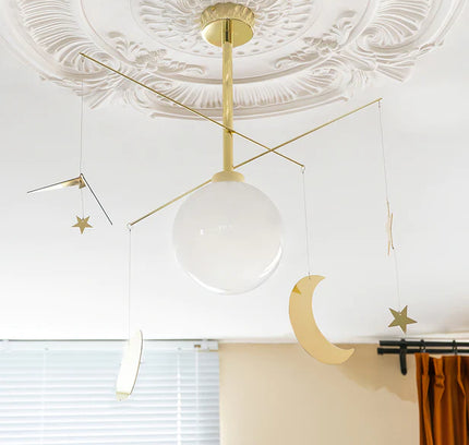 Pendant lamp CARLALE by Rodesigne — brass modern pendant light, custom designer lighting by RODESIGNE