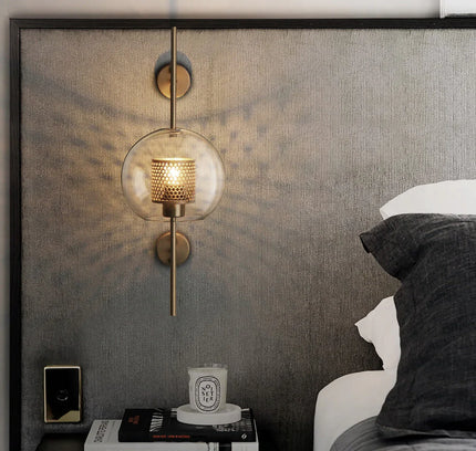 Wall lamp (Sconce) WICK by Rodesigne — glass wall sconce lamp, designer lighting by RODESIGNE
