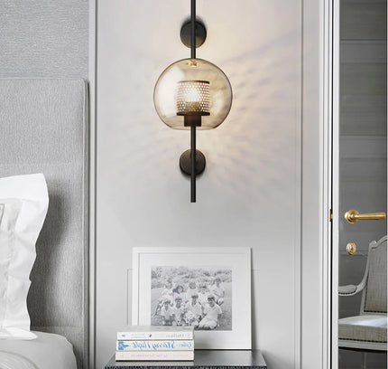 Wall lamp (Sconce) WICK by Rodesigne — glass wall sconce lamp, designer lighting by RODESIGNE