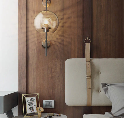 Wall lamp (Sconce) WICK by Rodesigne — glass wall sconce lamp, designer lighting by RODESIGNE