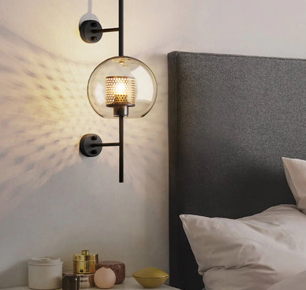 Wall lamp (Sconce) WICK by Rodesigne — glass wall sconce lamp, designer lighting by RODESIGNE