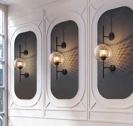 Wall lamp (Sconce) WICK by Rodesigne — glass wall sconce lamp, designer lighting by RODESIGNE