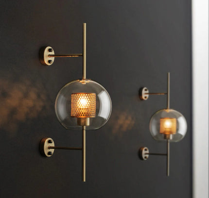 Wall lamp (Sconce) WICK by Rodesigne — glass wall sconce lamp, designer lighting by RODESIGNE