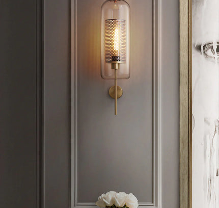 Wall lamp (Sconce) WICK by Rodesigne — glass wall sconce lamp, designer lighting by RODESIGNE