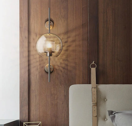 Wall lamp (Sconce) WICK by Rodesigne — glass wall sconce lamp, designer lighting by RODESIGNE