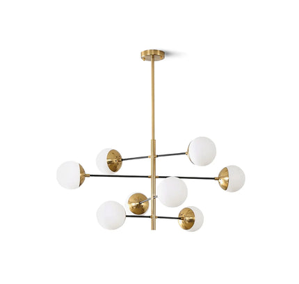 Chandelier COMPO by Rodesigne — brass designer chandelier, custom lighting by RODESIGNE