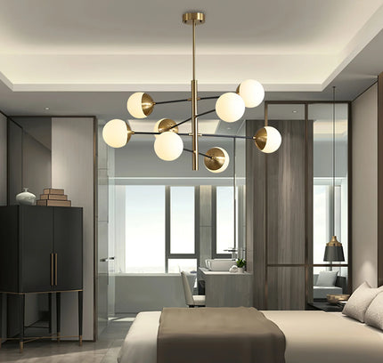 Chandelier COMPO by Rodesigne — brass designer chandelier, custom lighting by RODESIGNE