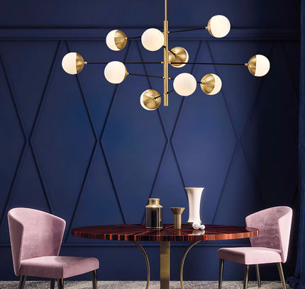 Chandelier COMPO by Rodesigne — brass designer chandelier, custom lighting by RODESIGNE
