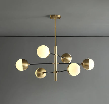 Chandelier COMPO by Rodesigne — brass designer chandelier, custom lighting by RODESIGNE