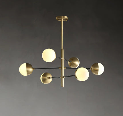 Chandelier COMPO by Rodesigne — brass designer chandelier, custom lighting by RODESIGNE