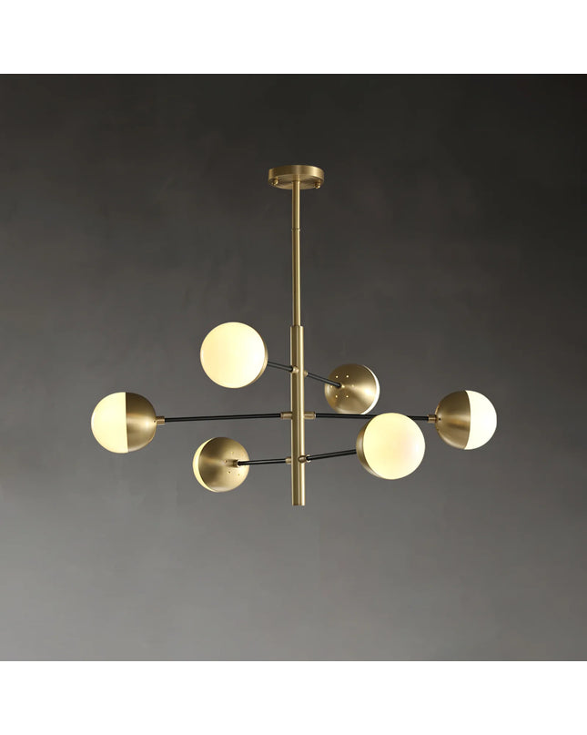 Chandelier COMPO by Rodesigne — brass designer chandelier, custom lighting by RODESIGNE