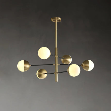 Chandelier COMPO by Rodesigne — brass designer chandelier, custom lighting by RODESIGNE