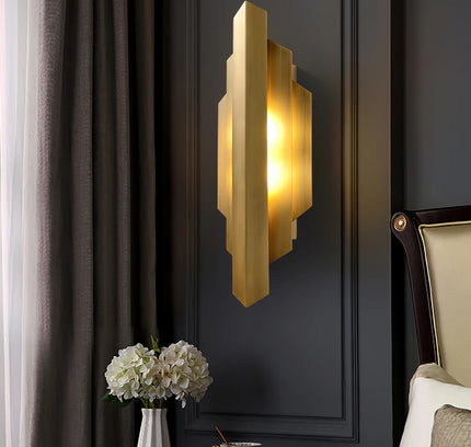 Wall lamp (Sconce) DONEX by Rodesigne — brass wall sconce lamp, designer lighting by RODESIGNE