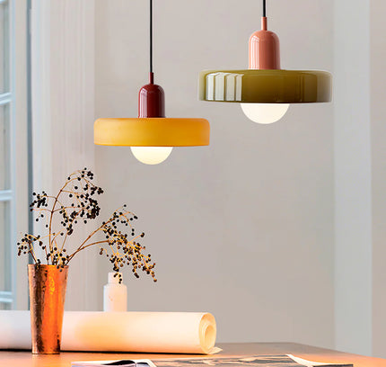 Pendant lamp ORBA by Rodesigne — glass modern pendant light, custom designer lighting by RODESIGNE