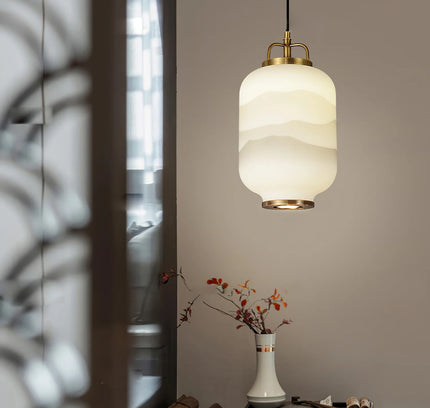 Pendant lamp EZIO by Rodesigne — brass modern pendant light, custom designer lighting by RODESIGNE