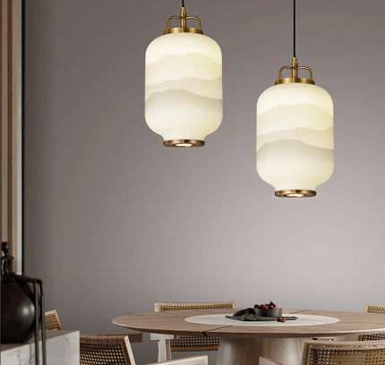 Pendant lamp EZIO by Rodesigne — brass modern pendant light, custom designer lighting by RODESIGNE