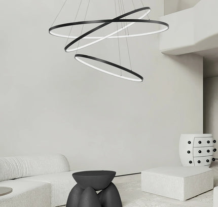 Chandelier LOAT RING by Rodesigne — designer chandelier, custom lighting by RODESIGNE