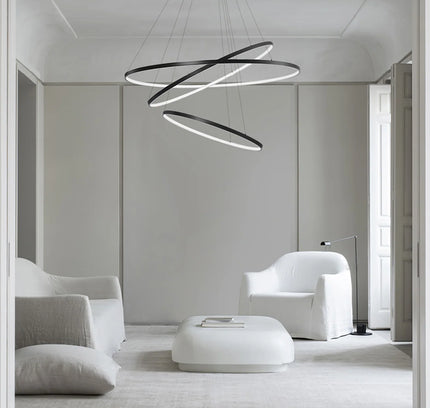 Chandelier LOAT RING by Rodesigne — designer chandelier, custom lighting by RODESIGNE