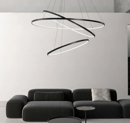 Chandelier LOAT RING by Rodesigne — designer chandelier, custom lighting by RODESIGNE