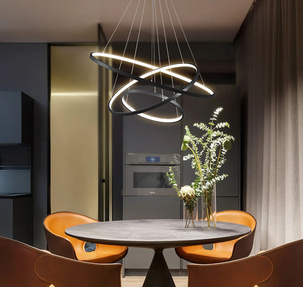 Chandelier LOAT RING by Rodesigne — designer chandelier, custom lighting by RODESIGNE