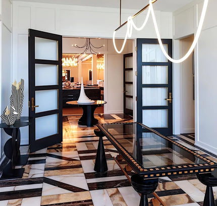Chandelier TRACER BAR by Rodesigne — designer chandelier, custom lighting by RODESIGNE