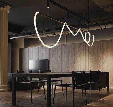 Chandelier TRACER BAR by Rodesigne — designer chandelier, custom lighting by RODESIGNE