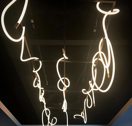 Chandelier TRACER BAR by Rodesigne — designer chandelier, custom lighting by RODESIGNE