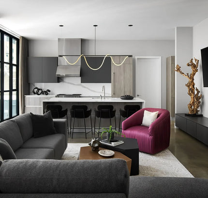 Chandelier TRACER BAR by Rodesigne — designer chandelier, custom lighting by RODESIGNE