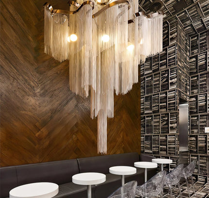 Chandelier CHAINS by Rodesigne — designer chandelier, custom lighting by RODESIGNE