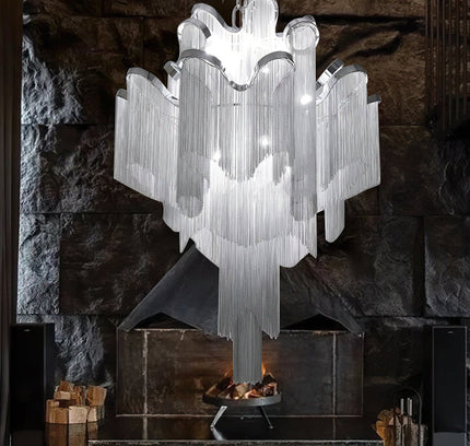 Chandelier CHAINS by Rodesigne — designer chandelier, custom lighting by RODESIGNE