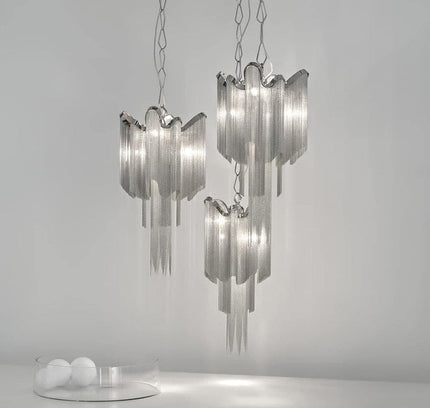 Chandelier CHAINS by Rodesigne — designer chandelier, custom lighting by RODESIGNE