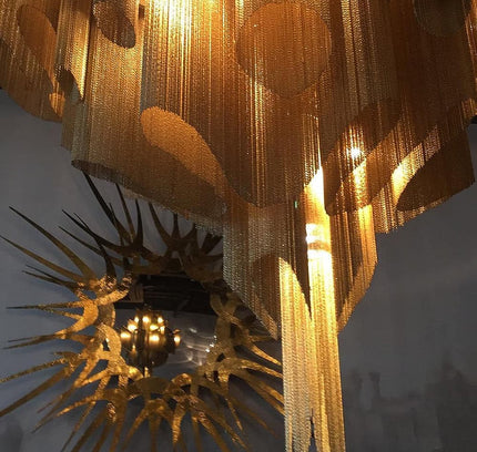 Chandelier CHAINS by Rodesigne — designer chandelier, custom lighting by RODESIGNE