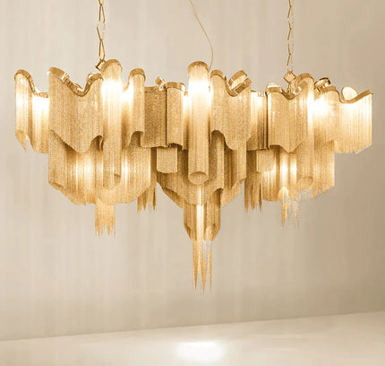 Chandelier CHAINS by Rodesigne — designer chandelier, custom lighting by RODESIGNE