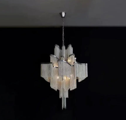 Chandelier CHAINS by Rodesigne — designer chandelier, custom lighting by RODESIGNE