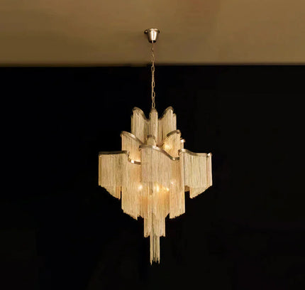 Chandelier CHAINS by Rodesigne — designer chandelier, custom lighting by RODESIGNE