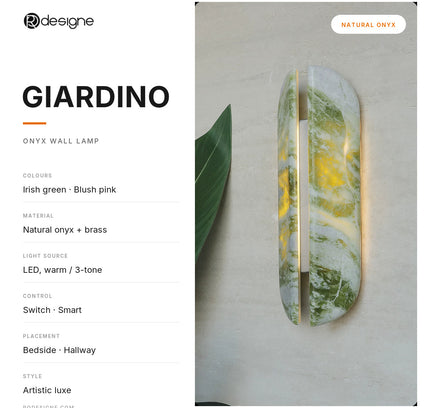 Wall lamp (Sconce) GIARDINO by Rodesigne — specifications