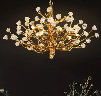 Chandelier GEMSTOR by Rodesigne — glass designer chandelier, custom lighting by RODESIGNE