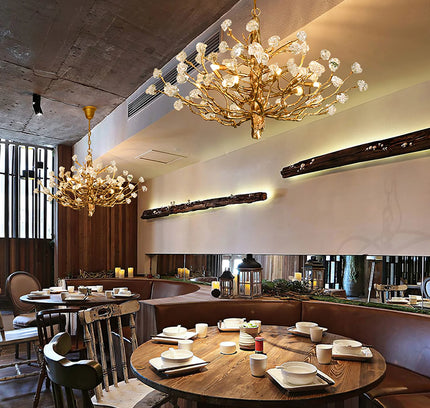 Chandelier GEMSTOR by Rodesigne — glass designer chandelier, custom lighting by RODESIGNE