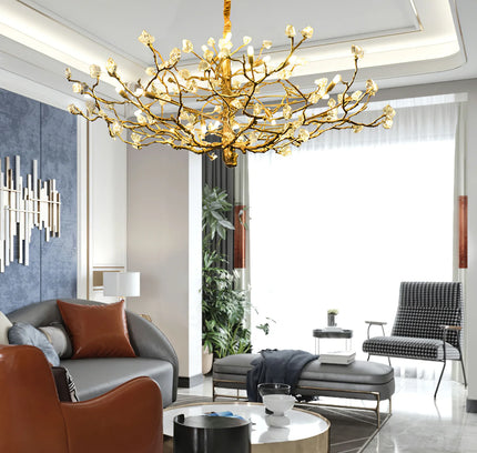 Chandelier GEMSTOR by Rodesigne — glass designer chandelier, custom lighting by RODESIGNE
