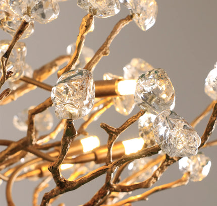 Chandelier GEMSTOR by Rodesigne — glass designer chandelier, custom lighting by RODESIGNE