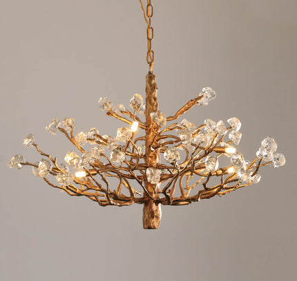 Chandelier GEMSTOR by Rodesigne — glass designer chandelier, custom lighting by RODESIGNE