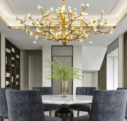 Chandelier GEMSTOR by Rodesigne — glass designer chandelier, custom lighting by RODESIGNE