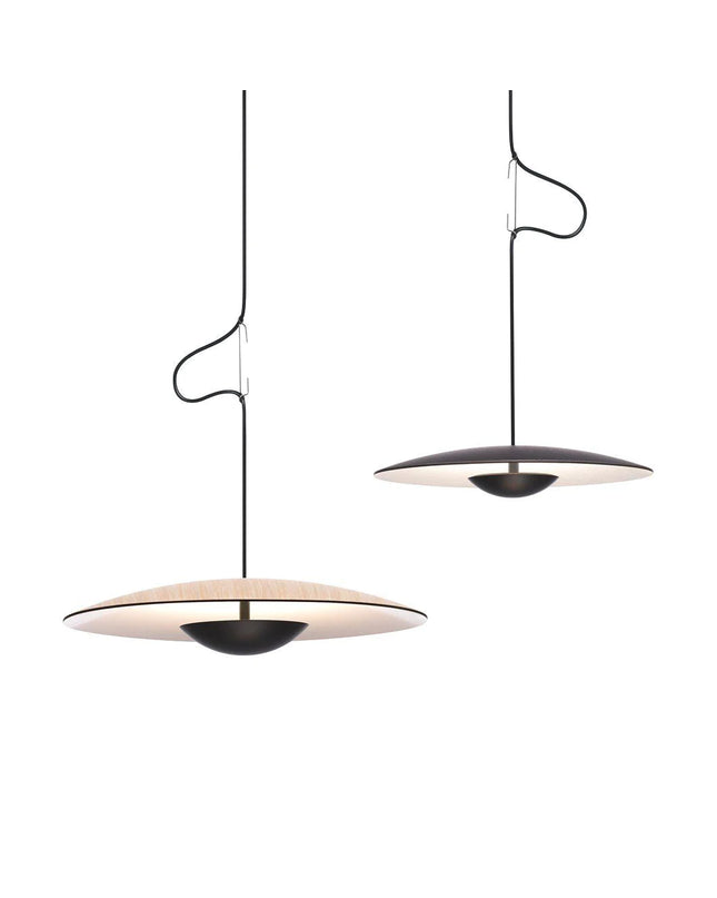 Pendant lamp GINZER by Rodesigne — wood modern pendant light, custom designer lighting by RODESIGNE