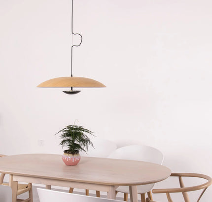 Pendant lamp GINZER by Rodesigne — wood modern pendant light, custom designer lighting by RODESIGNE