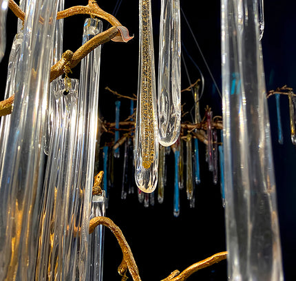 Chandelier GLAM LAZE by Rodesigne — designer chandelier, custom lighting by RODESIGNE