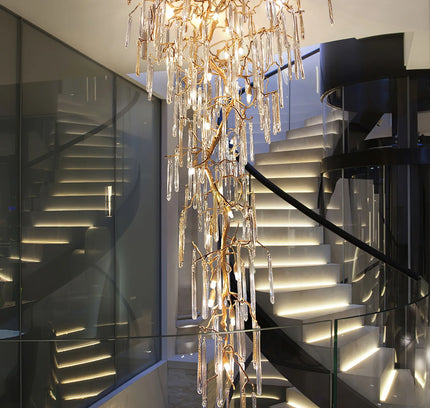 Chandelier GLAM LAZE by Rodesigne — designer chandelier, custom lighting by RODESIGNE