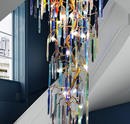 Chandelier GLAM LAZE by Rodesigne — designer chandelier, custom lighting by RODESIGNE