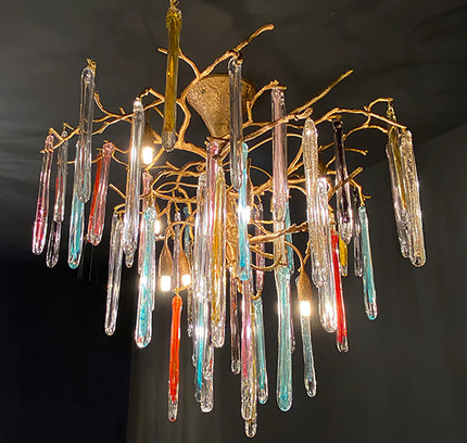 Chandelier GLAM LAZE by Rodesigne — designer chandelier, custom lighting by RODESIGNE