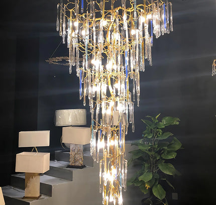 Chandelier GLAM LAZE by Rodesigne — designer chandelier, custom lighting by RODESIGNE