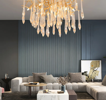Chandelier GLAM LAZE by Rodesigne — designer chandelier, custom lighting by RODESIGNE